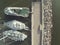 View aerial boats, port of Piriapolis, Maldonado, Uruguay