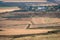 View of agricultural fields , lower Galilee . Israel, the month of April.