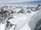 View from Aiguille du Midi mountain