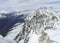 View from Aiguille du Midi mountain