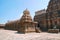 View of Airavatesvara Temple complex, Darasuram, Tamil Nadu. The small shrine is of Chandikesvara.