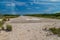 View of an airstrip at Caye Caulker island, Beli