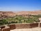 View from Ait Benhaddou fortress in Morocco