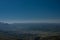 View of Ajdovscina and vipava valley in slovenia on a summer day viewed from high vantage point