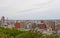 View of Akita city from Kubota Castle, Japan