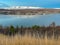 The view of Akureyri city in late autumn