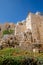 View of Al Aqsa Mosque from the Davidson Center in Old City of Jerusalem, Israel