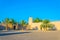 view of the Al Jahili fort in Al Ain, UAE