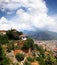 View on Alanya city from top of mountain