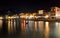 View of the alassio promenade from the pier