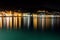 View of the alassio promenade from the pier