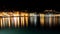 View of the alassio promenade from the pier