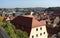 View from the Albrechtsburg over the roofs of the old town, Meissen, Germany