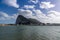 View of the Alcaldesa Marina and the Rock of Gibraltar