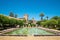 View of Alcazar and Cathedral Mosque of Cordoba, Spain.