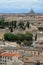 View from the AlcÃ¡zar of the town Toledo Spain