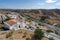 view of the Alentejo town of MÃ©rtola with the Guadiana river in evidence.
