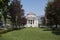 View of Alessandro Volta temple Tempio Voltiano