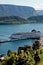 View of Alesund Port with cruise ships - Norway