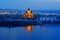 View of Alexandr Nevsky Cathedral at night