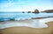 View of Algarve beach and Atlantic Ocean