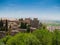 View of the Alhambra castle in Granada, Spain