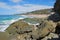 View of Aliso Beach, Laguna Beach, California