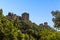 A view from the Aljibillo bridge towards the Alhambra in Granada, Spain