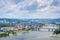 View of the Allegheny River from Mount Washington in Pittsburgh, Pennsylvania