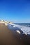 View along the beach, Calahonda, Spain.