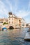 View along the canal Rio dei Carmini in Dorsoduro, Venice, Italy