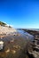 View along Daitona beach, Marbella, Spain.