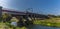 A view along the eastern side of the Fourteen Arches viaduct near Wellingborough UK