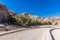 A view along the meandering path leading to the ancient city of Petra, Jordan