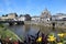 View along the river at Mayenne