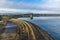 A view along the southern shore of Pitsford Reservoir, UK