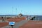 View along Stone Jetty, Morecambe, Lancashire