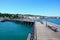 View along Swanage pier.