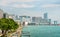 View along the Tsim Sha Tsui Promenade in Hong Kong