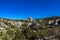 View of Alpilles from Les Baux de Provence, France