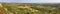 View of alpilles natural park from Les Baux de Provence, France