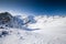 View of Alps from Presena Glacier, Tonale, Italy