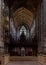 View of the altar and central nave of the historic Chester Cathedral