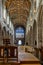 View of the altar and central nave of the historic Chester Cathedral