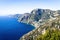 View of the Amalfi Coast of Tyrrhenian Sea, Campania