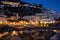 View of a Amalfi town at sunset, Italy