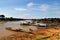 View of the amazing floating village of Kampong Khleang on the banks of Tonle Sap lake