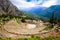 The view on amphitheater, Delphi