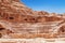 View of the amphitheatre in Petra, capital of the Nabatean Kingdom,