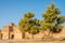 View at the Amridil Kasbah at Skoura oasis in Morocco.